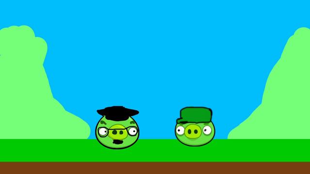 Колобок в пальто, но это Angry Birds? (возможный шаблон, смотрите в описании) смотреть онлайн