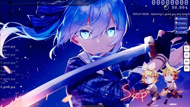 Best 3.5* osu beatmap | spag heddy - permanent 'osu map" .....#osu #games #instagram #anime смотреть онлайн