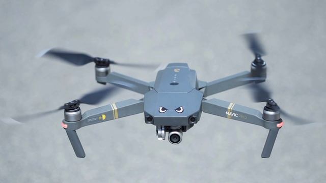 Звук дрона/Звук квадрокоптера/