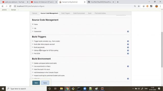 Session-15-Selenium-GIT and Jenkins Plus Cucumber смотреть онлайн
