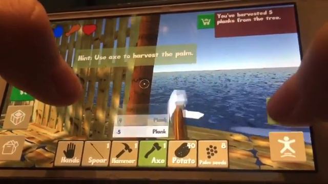 Играю в "raft"на телефоне смотреть онлайн