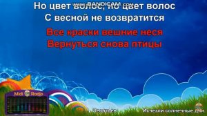 Караоке.Исчезли Солнечные Дни.Исполняет Песню ПЕРЕВОЗЧИК 21.