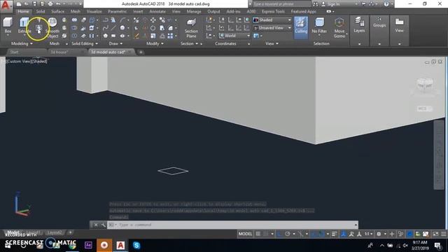 make wall in our 3d house in autocad @ sinhala language смотреть онлайн