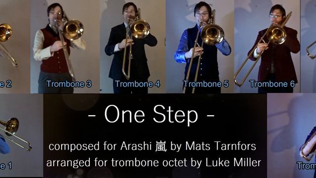 Arashi 嵐 - One Step for trombone octet смотреть онлайн