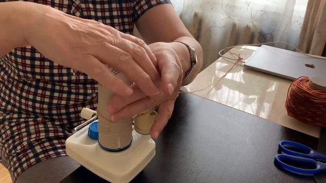 Намотка пряжи на бумажную втулку смотреть онлайн