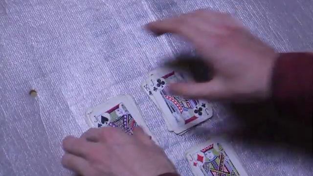 Фокус с раскладыванием карт 16 штук смотреть онлайн