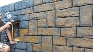 Покраска цоколя