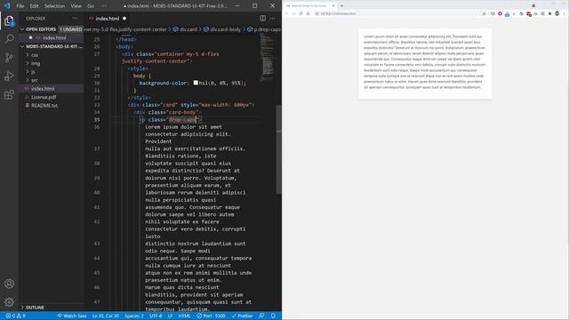 Drop caps effect | CSS tricks смотреть онлайн