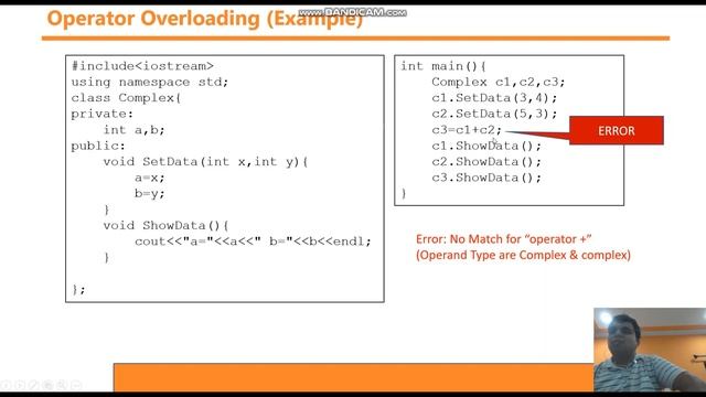 Unit 3.1 Operator Overloading: Part-1 | Computer Programming | NIT Raipur | Mr. Vishal Sathawane смотреть онлайн