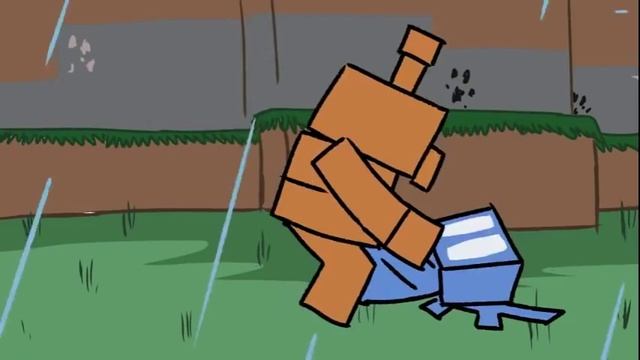 Copper Golem VS. Allay | Minecraft Animation смотреть онлайн