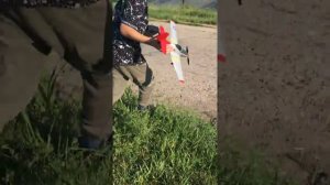 Запускаем самолёт на пульте управления. @ Матвей