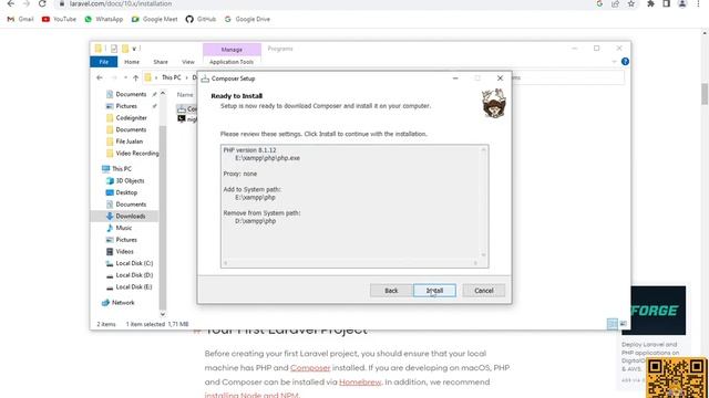 MEMBUAT SISTEM KASIR DENGAN LARAVEL 10 - INSTALLASI LARAVEL 10 смотреть онлайн