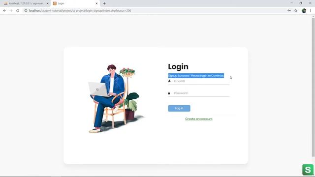 Login and signup example using php смотреть онлайн