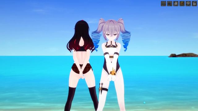 【MMD】BrooklynBloodPop Honkai Impact3 Bronya & Seele смотреть онлайн