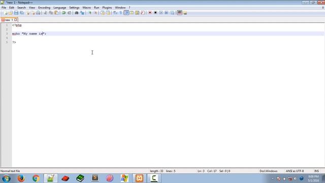 5. simple output php смотреть онлайн