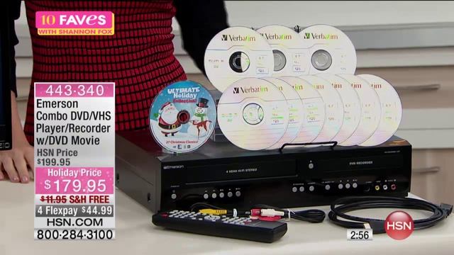 Emerson Combo DVD/VHS Player and Recorder смотреть онлайн