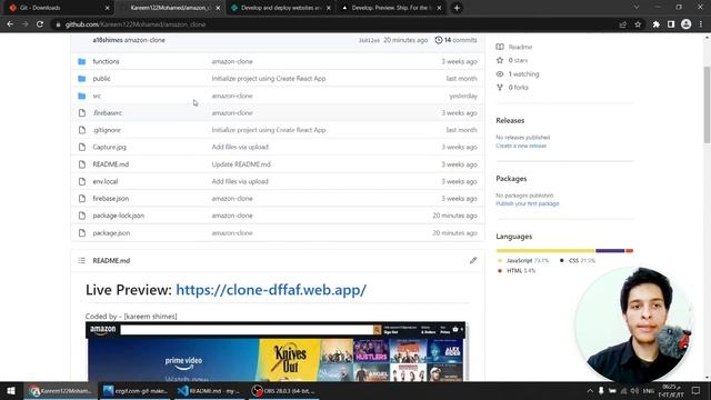 كيفية رفع المشاريع علي Github وتفعيل استضافة Netlify | Vercel | Github Pages смотреть онлайн