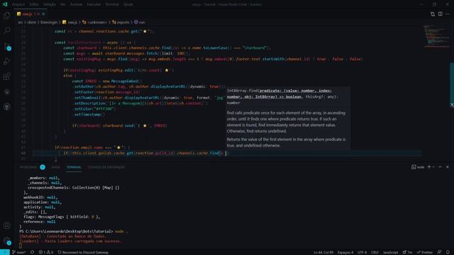 #40 Criando Bot para Discord em JavaScript - Sistema de Starboard смотреть онлайн