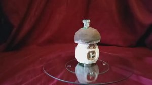 Домик из соленого теста "Грибной домик"