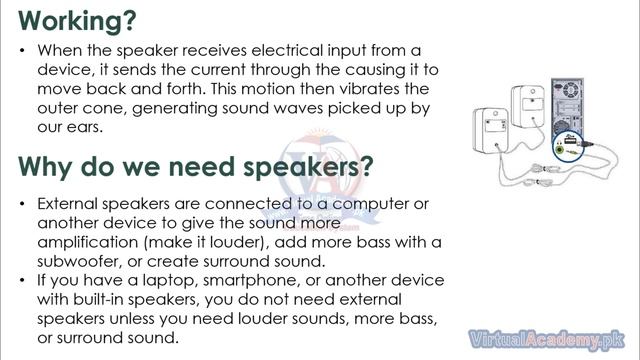 Speakers | Output Devices | Computer Basic Course in Urdu смотреть онлайн