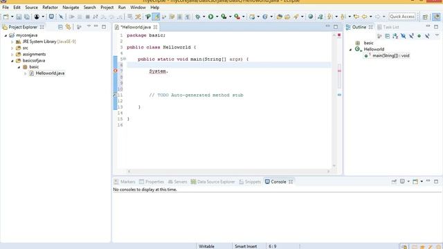 hello world program in java eclipse смотреть онлайн