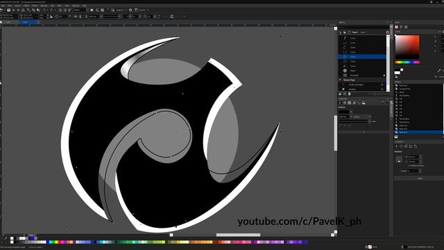 [Corel Draw урок] как сделать 3D логотип смотреть онлайн