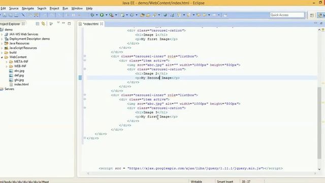 carousel in bootstrap - a demo program смотреть онлайн