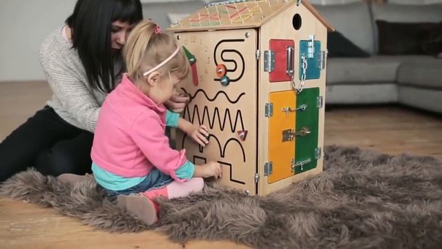 Развивающий домик - игровой комплекс для детей от 7 месяцев до 5 лет смотреть онлайн