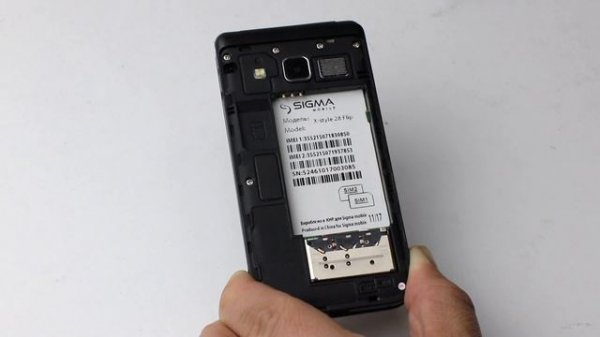 Встановлення SIM | Sigma mobile X style 28 Flip
