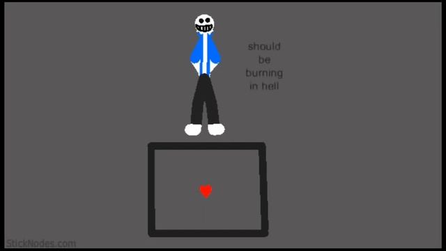 Undertale fighting sans animation stick nodes unfinished смотреть онлайн