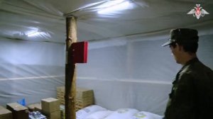 Начальник продовольственный службы показал как устроен подземный полевой пункт питания