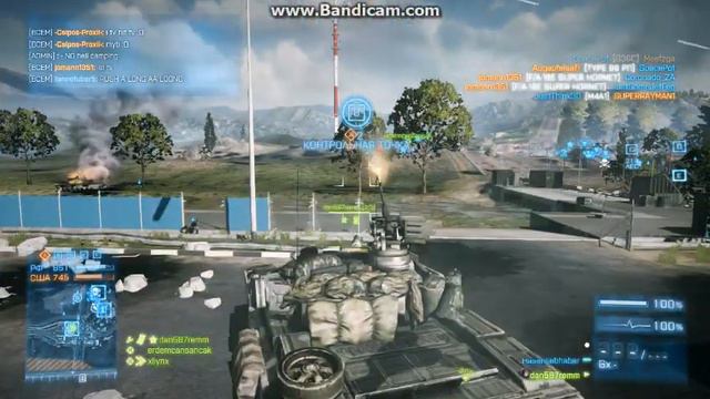 Играем на танке Battlefield 3, Playing on a tank of Battlefield 3 смотреть онлайн