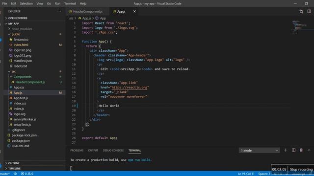 06 - Create First React Component with Bootstrap Tutorial | React for Busy Developers | Javascript смотреть онлайн
