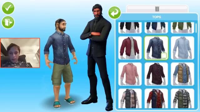 I MADE THE REAPER FROM FORTNITE IN THE SIMS!!! смотреть онлайн