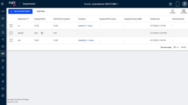 Run:ai Node Pools смотреть онлайн