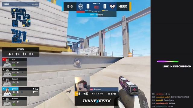 chat reacts to dupreeh secures the Vertigo pistol! - CS2 смотреть онлайн