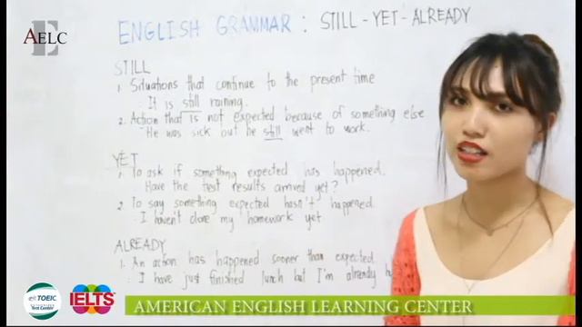English Grammar: Still - Yet - Already смотреть онлайн