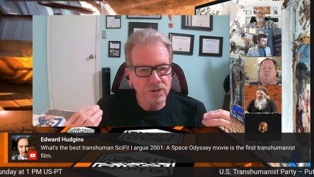 U.S. Transhumanist Party Virtual Enlightenment Salon with David Shumaker – October 15, 2023 смотреть онлайн