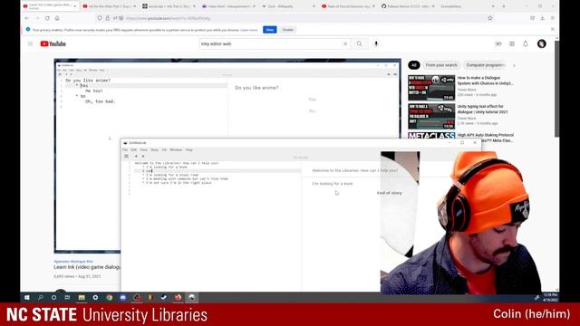 Learning ink.js so we can make a text-based adventure game смотреть онлайн