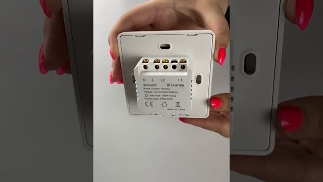 SND-S10 умный сенсорный выключатель на 2 кнопки для дома