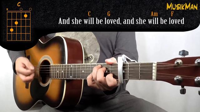 SHE WILL BE LOVED 🙍 - Maroon 5 / GUITAR Cover / MusikMan N°141 смотреть онлайн
