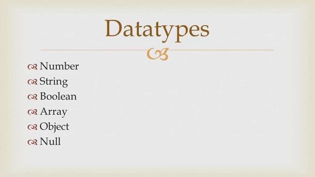 05 datatypes in json смотреть онлайн