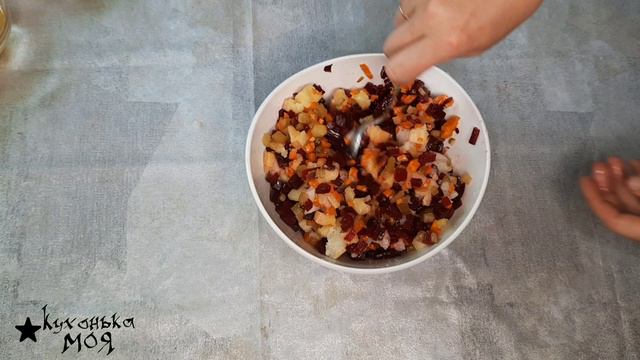 КАРТОФЕЛЬНЫЕ КОРЗИНОЧКИ С ВИНЕГРЕТОМ