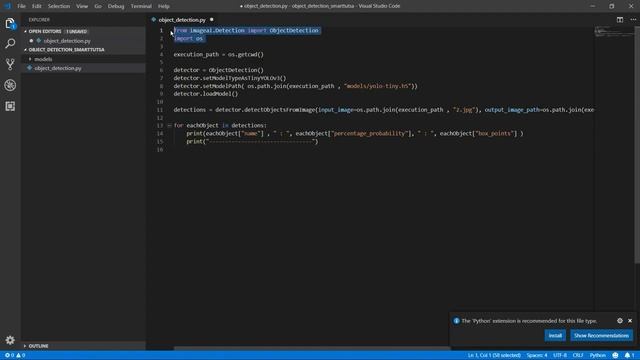 Object Detection with 15 Lines Of Code - Part5 - ImageAI Tutorials | Best Object Detection Project смотреть онлайн