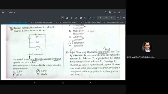 Perbincangan Soalan KERTAS 1 Fizik Set 1-2 Model Spm Buku Nilam