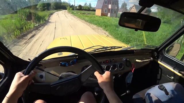 1974 УАЗ-469 Тест драйв от первого лица смотреть онлайн