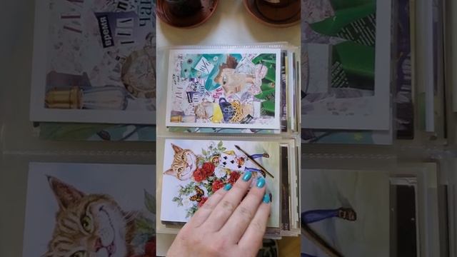 #обзороткрыток Коллекция открыток с Алисой смотреть онлайн