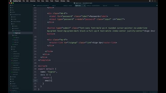 Ruby on Rails API with Vue.js - Creating our First Vue Component - 06 смотреть онлайн