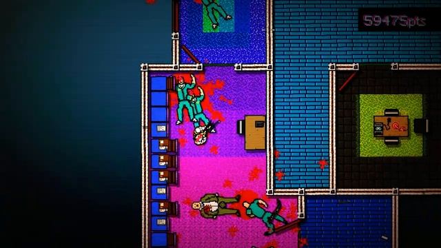Hotline Miami Chapter 13 Assault A+ walkthrough смотреть онлайн