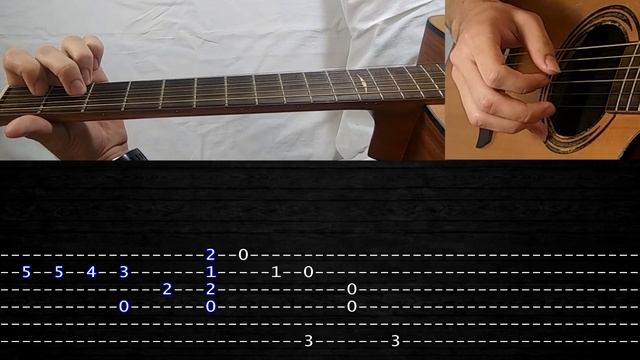 How to play 'The Godfather theme' Guitar Tutorial [TABS] Fingerstyle смотреть онлайн